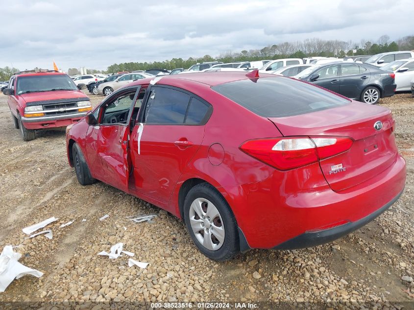 2016 KIA FORTE LX - KNAFX4A6XG5541552