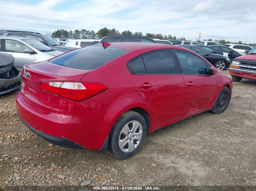 2016 KIA FORTE LX - KNAFX4A6XG5541552