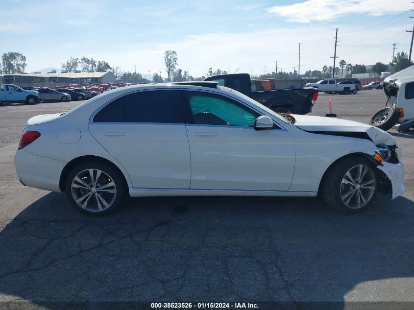 2015 MERCEDES-BENZ C 300 4MATIC/LUXURY 4MATIC/SPORT 4MATIC - 55SWF4KB6FU039019