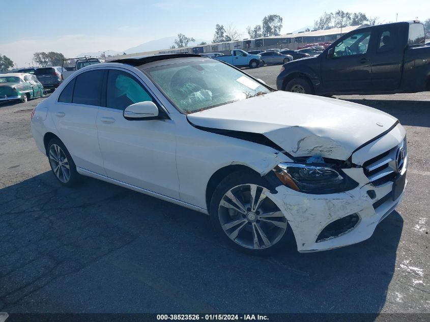 2015 MERCEDES-BENZ C 300 4MATIC/LUXURY 4MATIC/SPORT 4MATIC - 55SWF4KB6FU039019