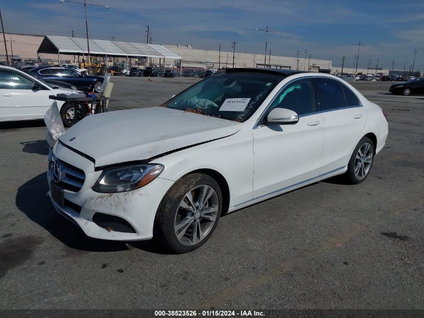 2015 MERCEDES-BENZ C 300 4MATIC/LUXURY 4MATIC/SPORT 4MATIC - 55SWF4KB6FU039019
