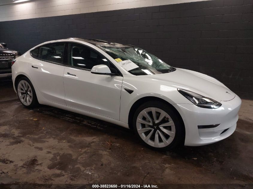 2021 TESLA MODEL 3 STANDARD RANGE PLUS REAR-WHEEL DRIVE - 5YJ3E1EA6MF849174