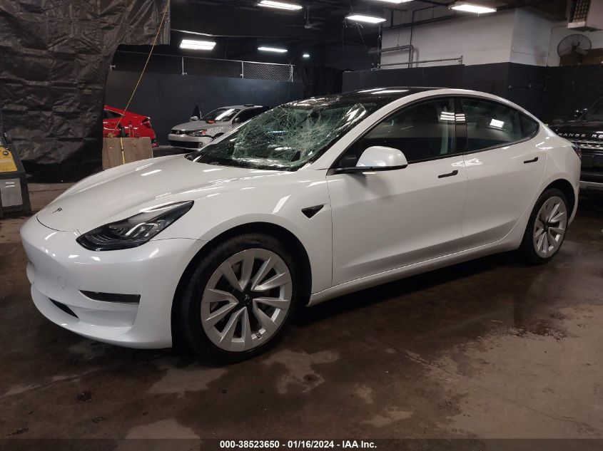 2021 TESLA MODEL 3 STANDARD RANGE PLUS REAR-WHEEL DRIVE - 5YJ3E1EA6MF849174