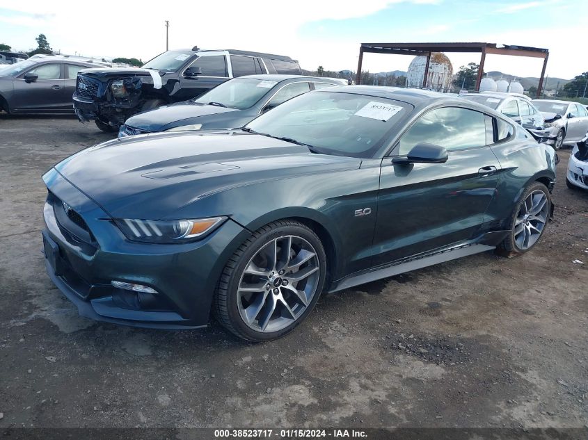 1FA6P8CF2G5246796 2016 FORD MUSTANG, photo no. 2