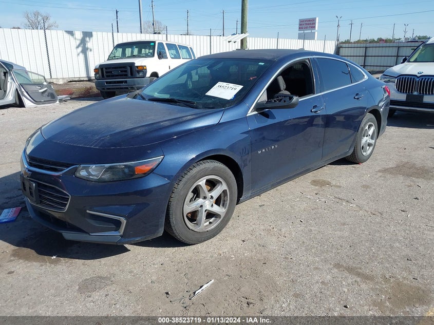 VIN 1G1ZB5ST5JF150263 2018 CHEVROLET MALIBU 1LS