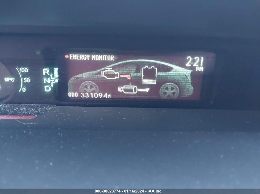 2014 TOYOTA PRIUS THREE - JTDKN3DU5E0385023