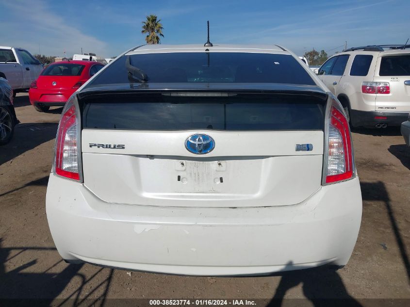 2014 TOYOTA PRIUS THREE - JTDKN3DU5E0385023