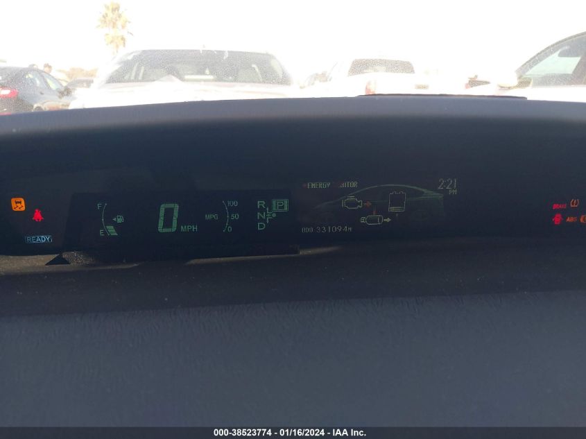 2014 TOYOTA PRIUS THREE - JTDKN3DU5E0385023