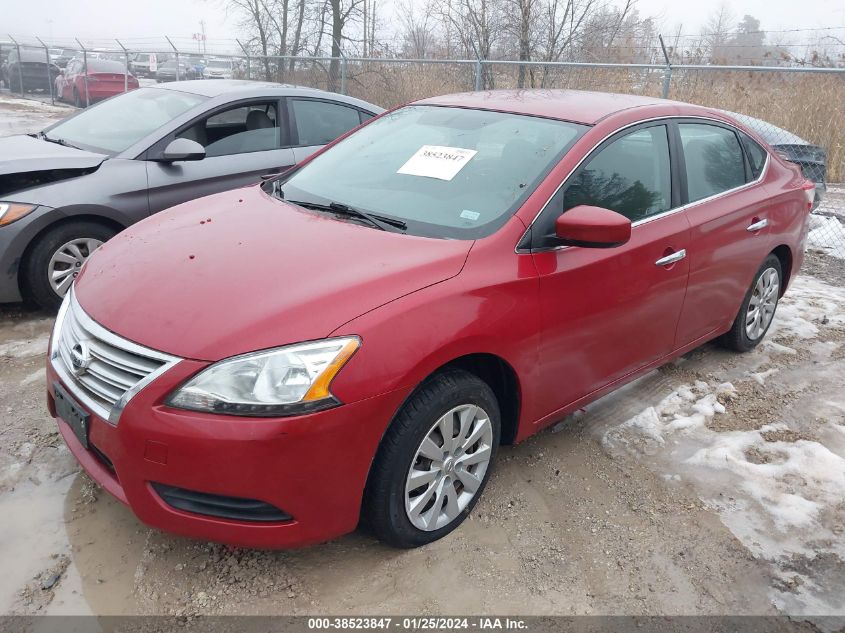 2013 NISSAN SENTRA S - 3N1AB7AP3DL678904