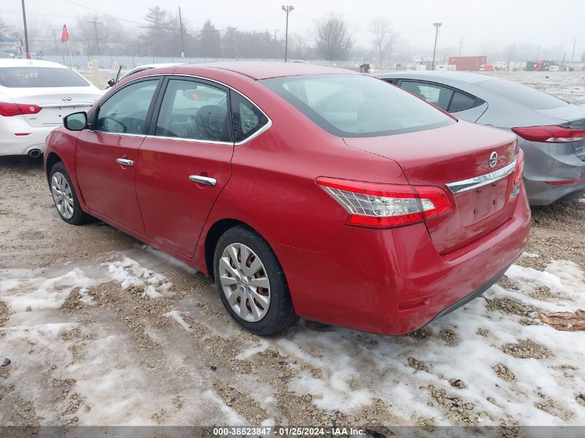 2013 NISSAN SENTRA S - 3N1AB7AP3DL678904