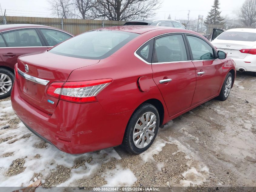 2013 NISSAN SENTRA S - 3N1AB7AP3DL678904