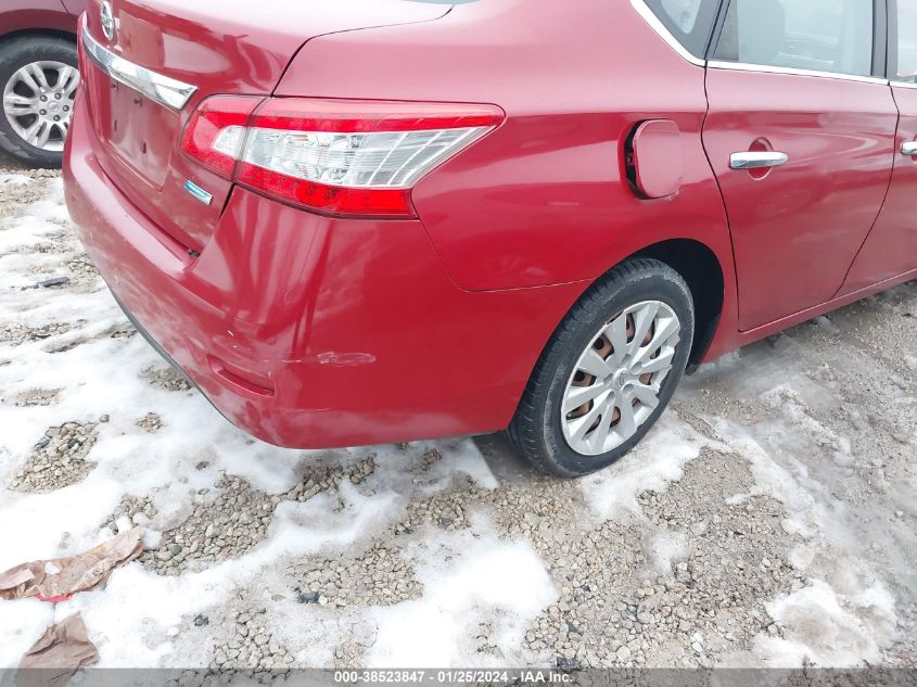 2013 NISSAN SENTRA S - 3N1AB7AP3DL678904