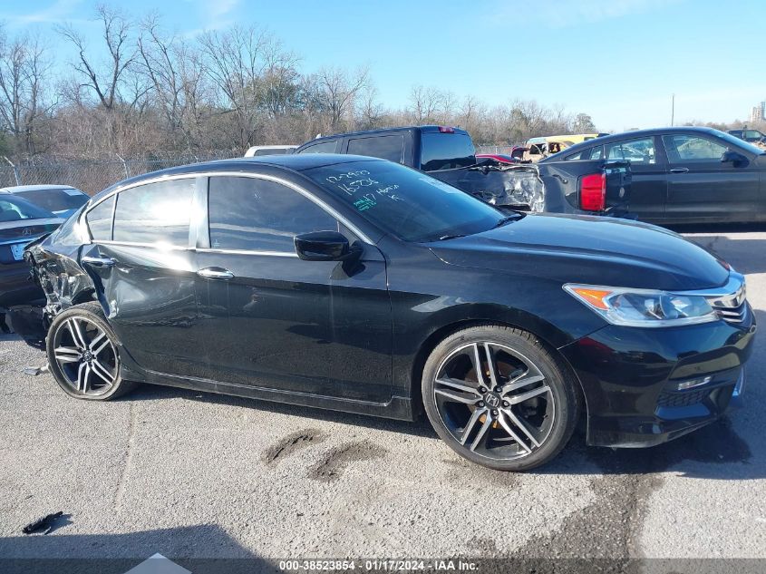 2017 HONDA ACCORD SPORT - 1HGCR2F56HA165236