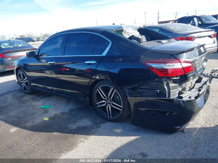 2017 HONDA ACCORD SPORT - 1HGCR2F56HA165236