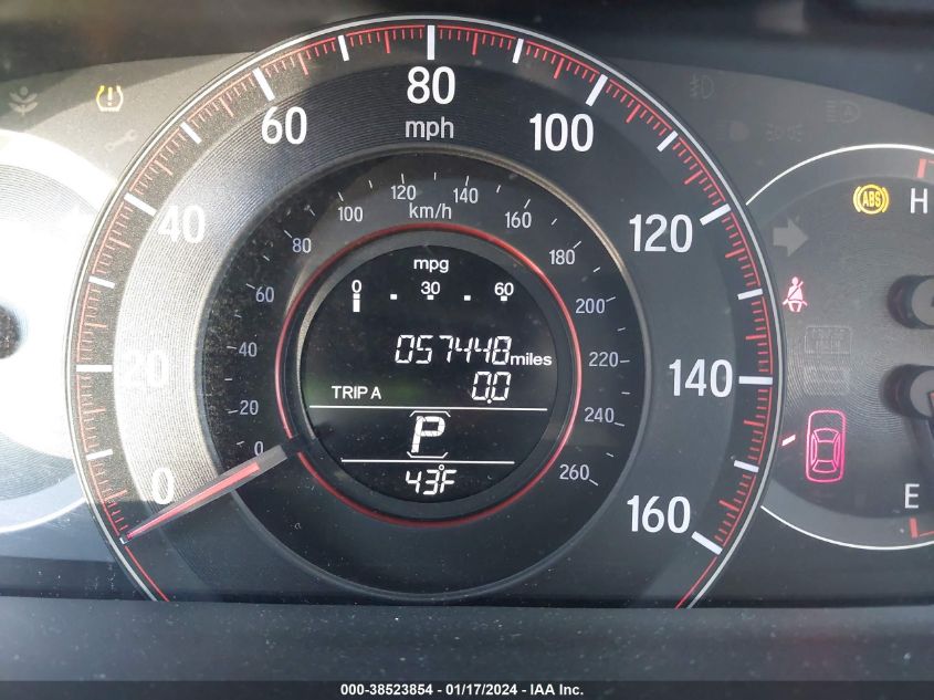 2017 HONDA ACCORD SPORT - 1HGCR2F56HA165236