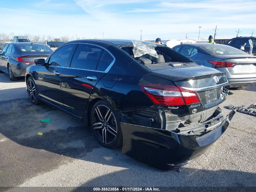 2017 HONDA ACCORD SPORT - 1HGCR2F56HA165236