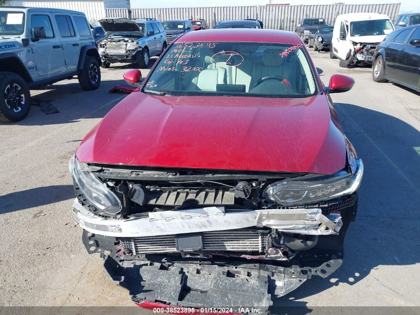 2021 HONDA ACCORD LX - 1HGCV1F15MA103548