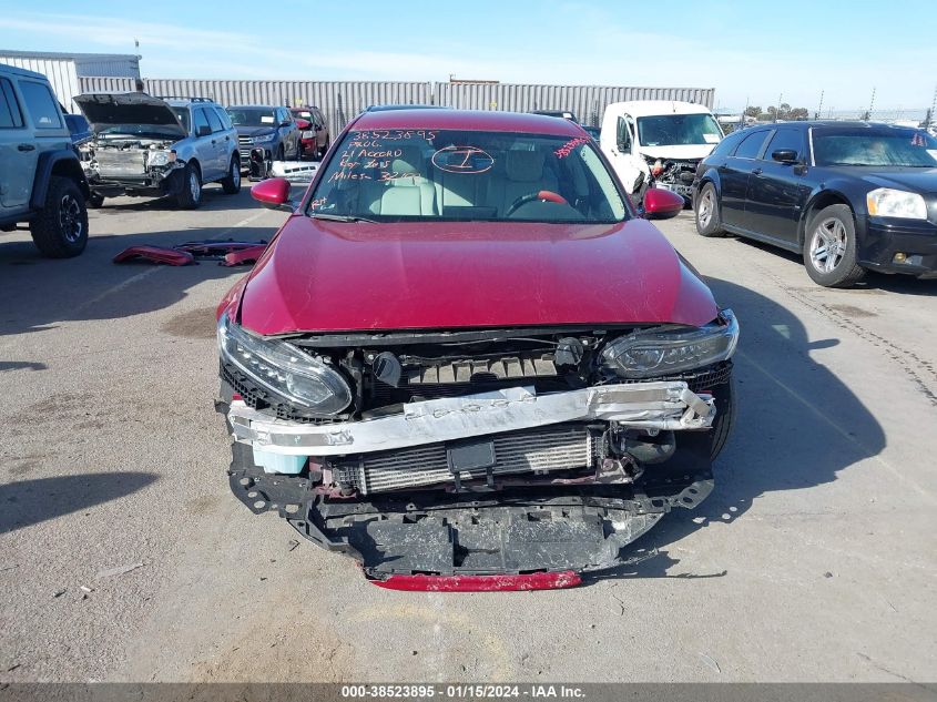 2021 HONDA ACCORD LX - 1HGCV1F15MA103548