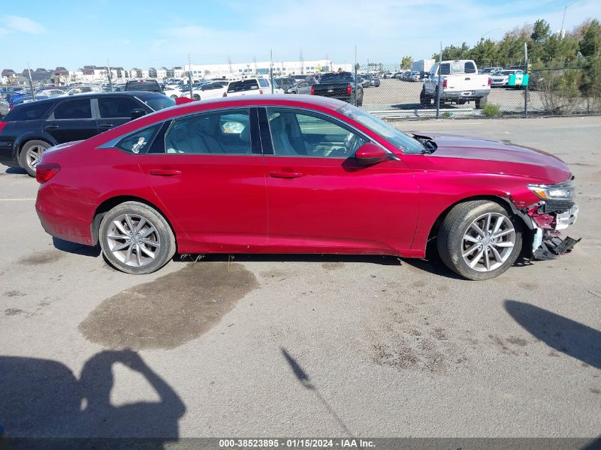 2021 HONDA ACCORD LX - 1HGCV1F15MA103548