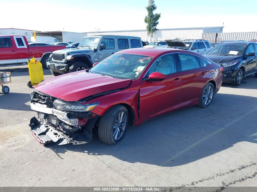 2021 HONDA ACCORD LX - 1HGCV1F15MA103548