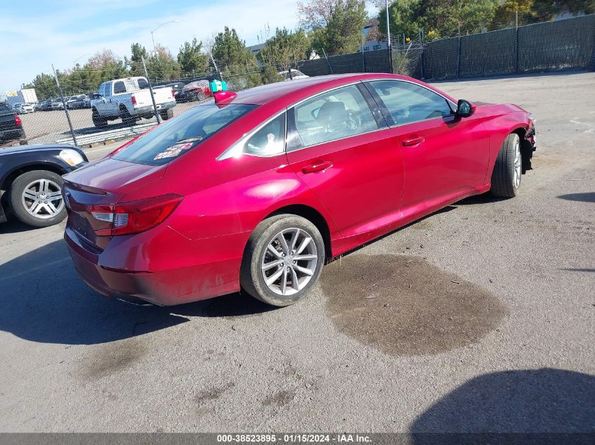 2021 HONDA ACCORD LX - 1HGCV1F15MA103548