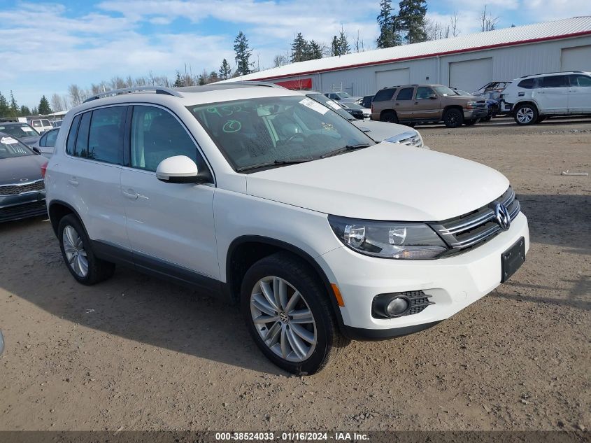 2014 VOLKSWAGEN TIGUAN SEL - WVGAV3AX7EW551805