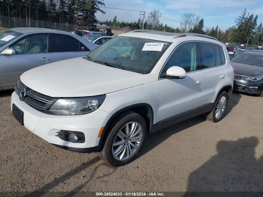 2014 VOLKSWAGEN TIGUAN SEL - WVGAV3AX7EW551805