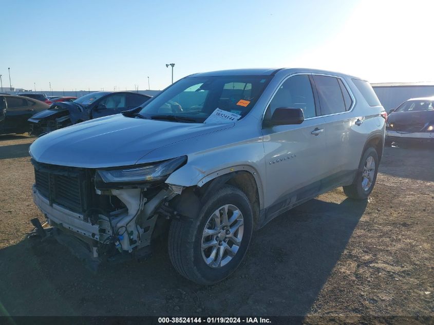 2022 CHEVROLET TRAVERSE LS - 1GNERFKW0NJ131860