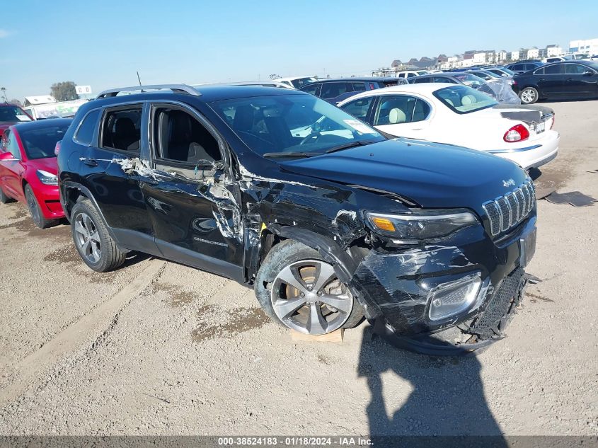 Lot #2539243115 2019 JEEP CHEROKEE LIMITED FWD salvage car