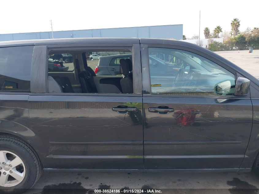 2013 DODGE GRAND CARAVAN SXT - 2C4RDGCG3DR527037