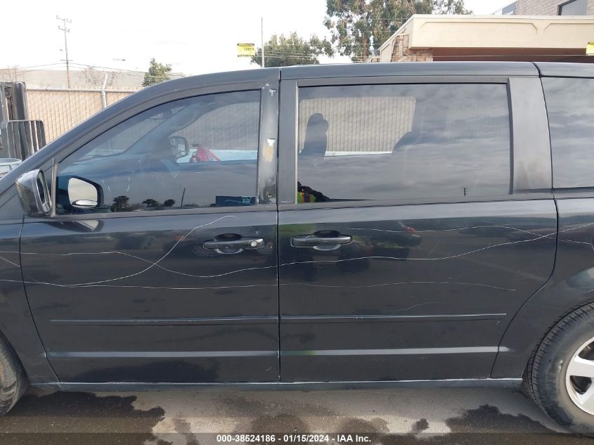 2013 DODGE GRAND CARAVAN SXT - 2C4RDGCG3DR527037