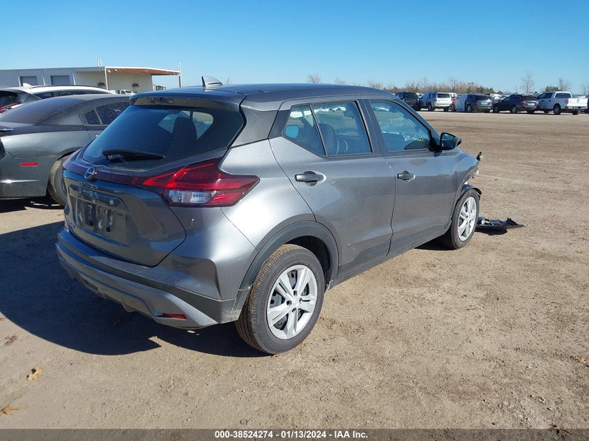 VIN 3N1CP5BVXPL547260 2023 NISSAN KICKS S XTRONIC CVT