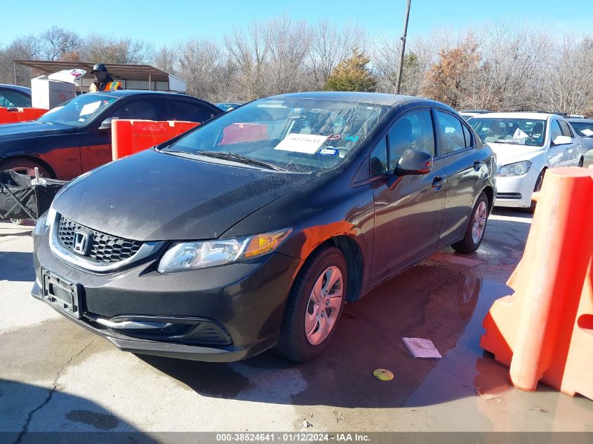 2013 HONDA CIVIC LX - 19XFB2F53DE028472