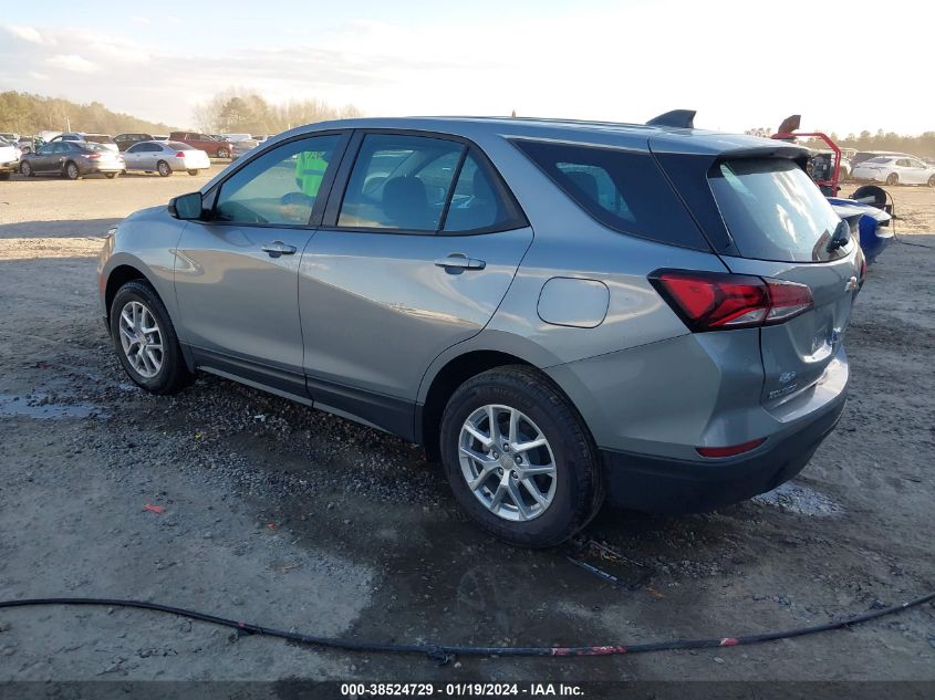 2023 CHEVROLET EQUINOX FWD LS - 3GNAXHEG9PL258025