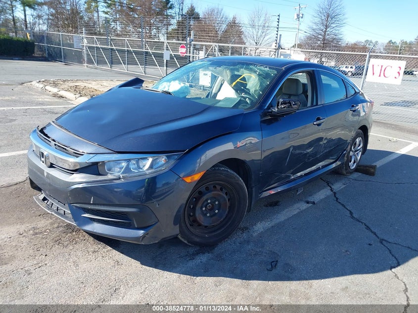VIN 19XFC2F53HE014655 2017 HONDA CIVIC LX