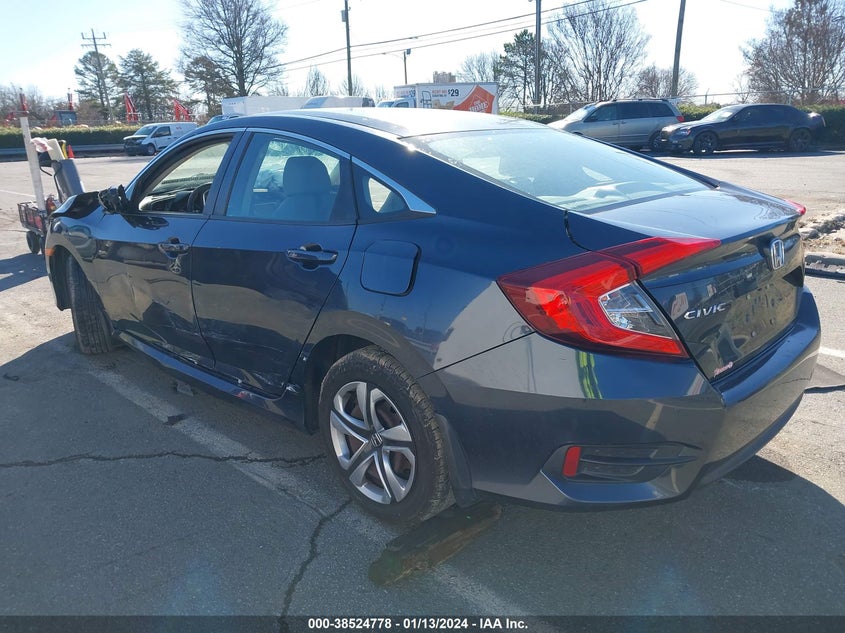 VIN 19XFC2F53HE014655 2017 HONDA CIVIC LX