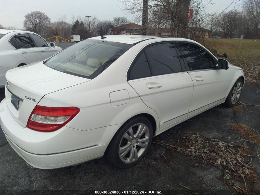 WDDGF81X68F120732 | 2008 MERCEDES-BENZ C 300