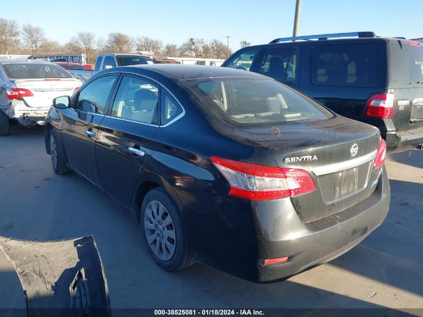 2013 NISSAN SENTRA S/SV/SR/SL - 3N1AB7AP6DL685278