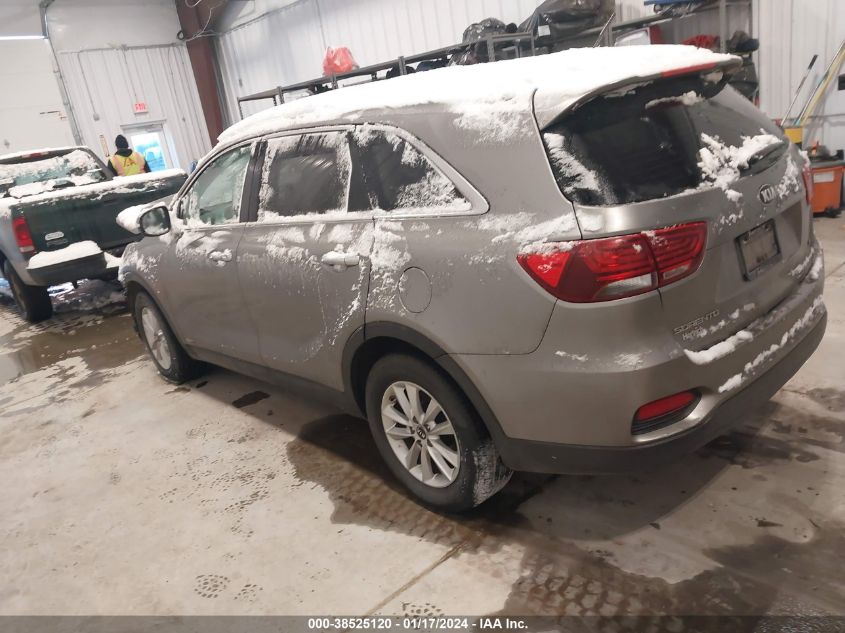 2019 KIA SORENTO LX/S - 5XYPGDA50KG480923