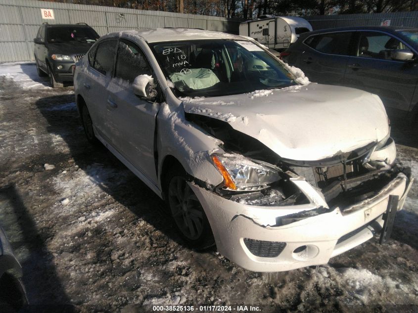 Lot #2550792053 2013 NISSAN SENTRA SR salvage car