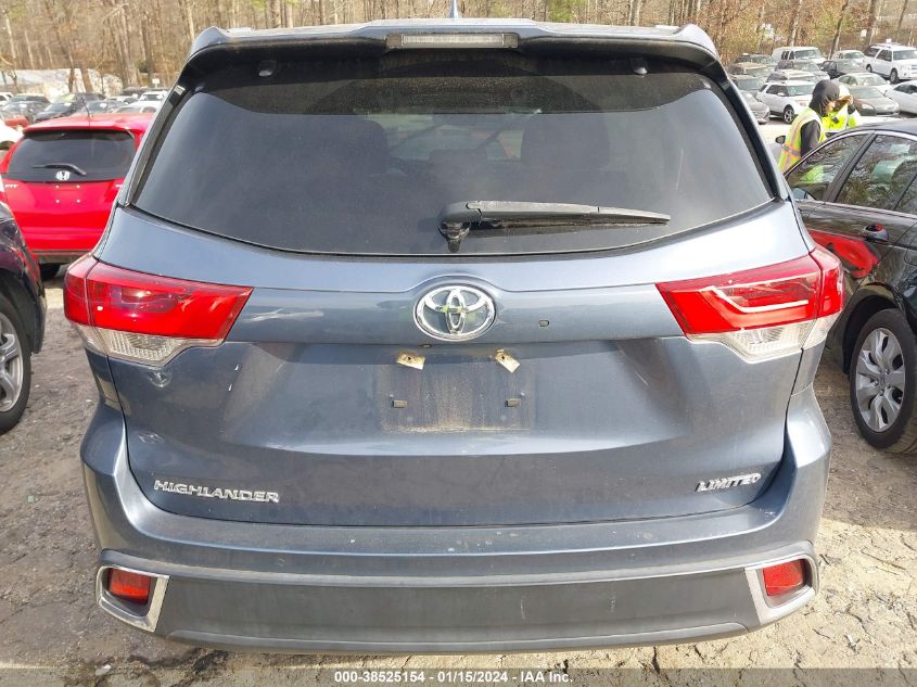 2018 TOYOTA HIGHLANDER LIMITED - 5TDYZRFH4JS284497