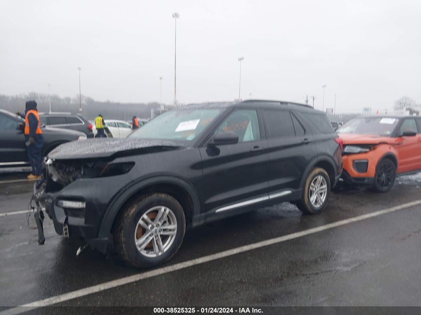 VIN 1FMSK8DH5MGA79837 2021 FORD EXPLORER XLT