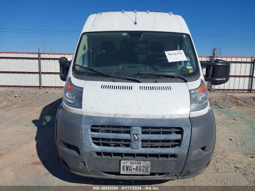 2018 RAM PROMASTER 2500 2500 HIGH 3C6TRVDG1JE122793