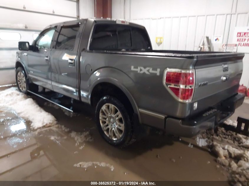 2013 FORD F-150 PLATINUM - 1FTFW1ET7DFD16810