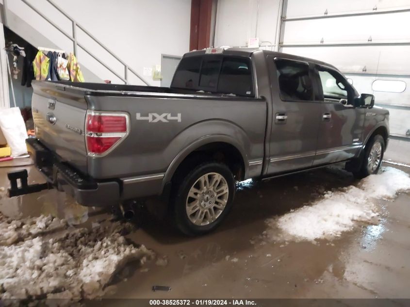 2013 FORD F-150 PLATINUM - 1FTFW1ET7DFD16810
