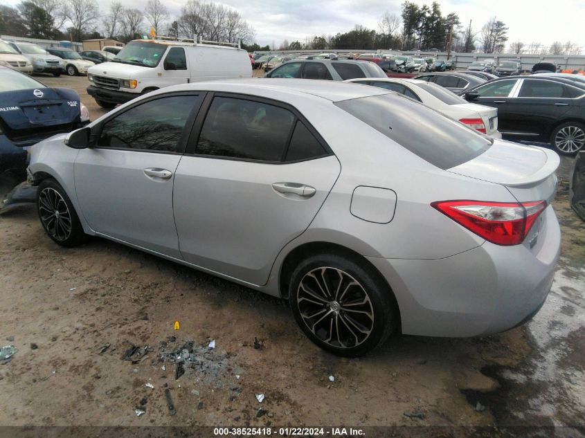 2015 TOYOTA COROLLA S PLUS - 2T1BURHE3FC315150