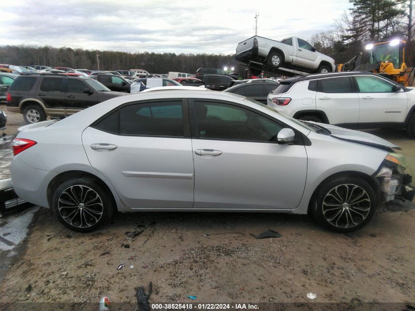 2015 TOYOTA COROLLA S PLUS - 2T1BURHE3FC315150
