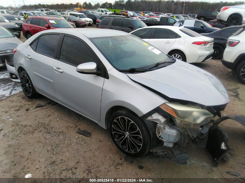 2015 TOYOTA COROLLA S PLUS - 2T1BURHE3FC315150