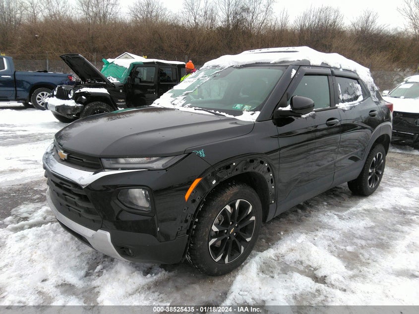VIN KL79MRSL0MB014964 2021 CHEVROLET TRAILBLAZER AWD LT
