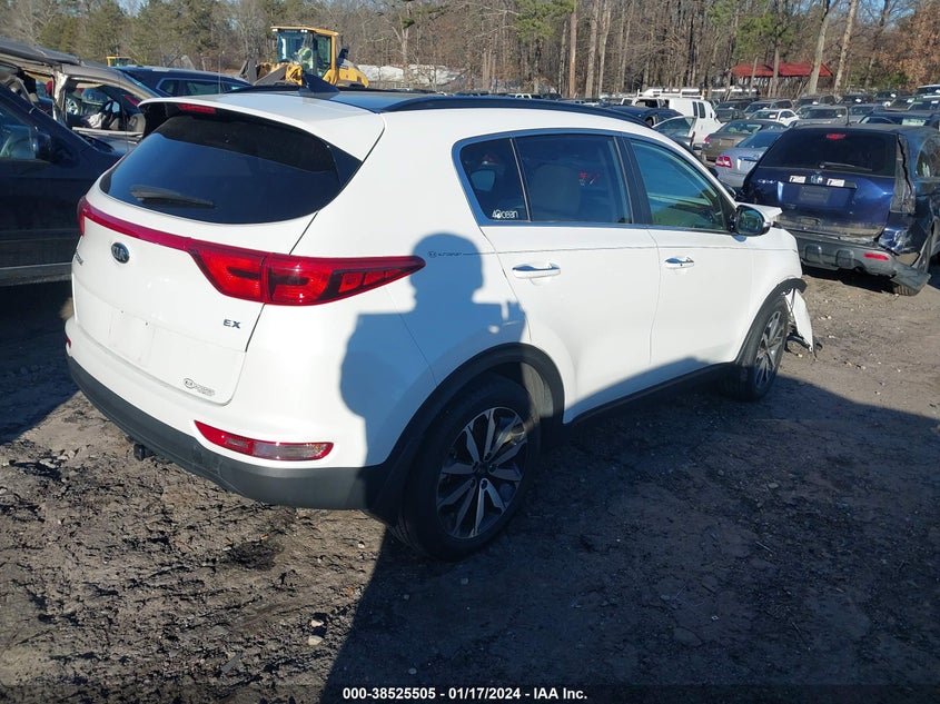 VIN KNDPN3AC4J7396372 2018 KIA SPORTAGE EX